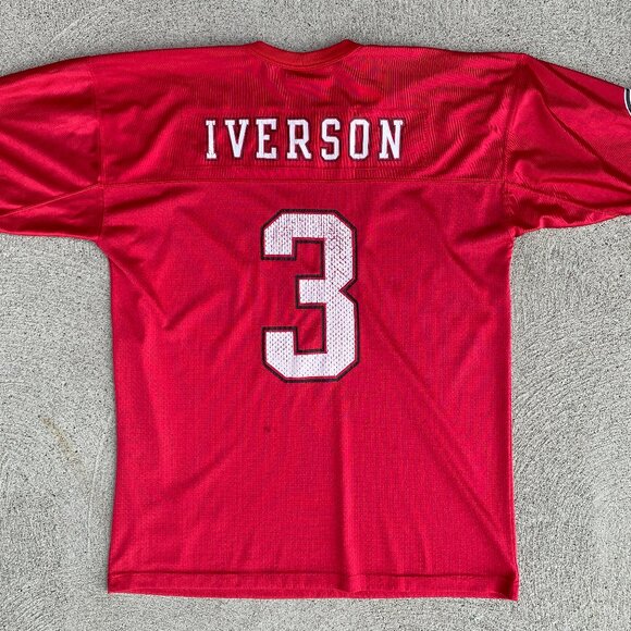 Vintage Reebok Allen Iverson #3 football jersey limited edition - Picture 1 of 3